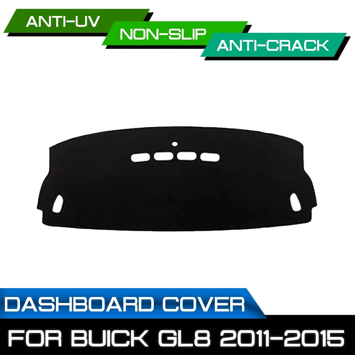 Car Dashboard Mat Anti-dirty Non-slip for Buick GL8 20011 2012 2013 2014 2015 Dash Cover Mat UV Protection Shade