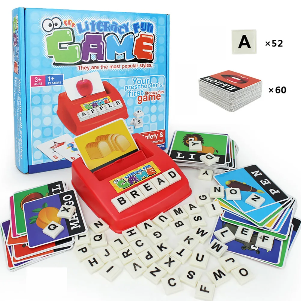 

Fun Letter Matching Game Kid Toys Early Learning English Word Card Parent-Child Game Toy For Kids Christmas Gifts #20