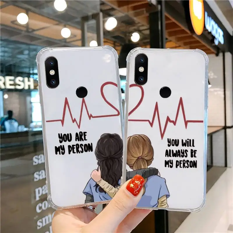 

Greys Anatomy Phone Case Transparent For Xiaomi CC 9 11 MAX3 Mix3 MIX2 6X 8 5x 10S 11 10 X SE lite Pro