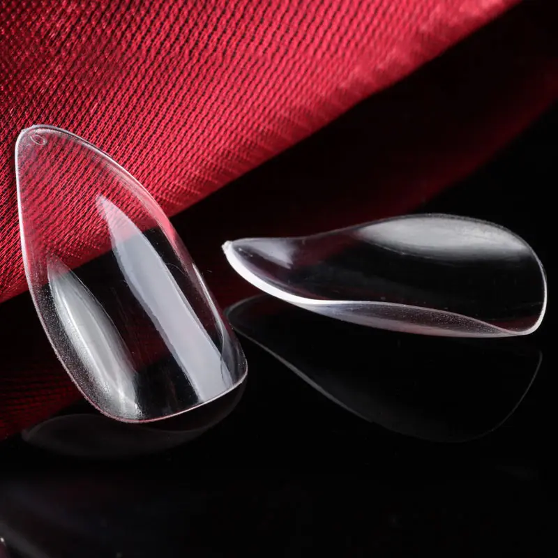 500 шт./упак. натуральный Цвет овальной формы с острым носком полностью накладные