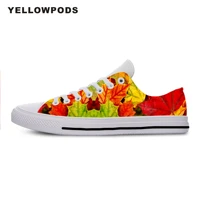 mens casual shoes fashion hot maple leaf printlight weight male female customized print picture canvas light couples shoes