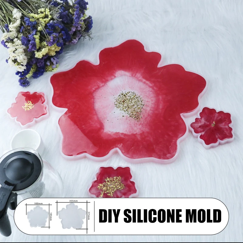 Силиконовые Агатовые подстаканники литье прессформы смолы изготовление