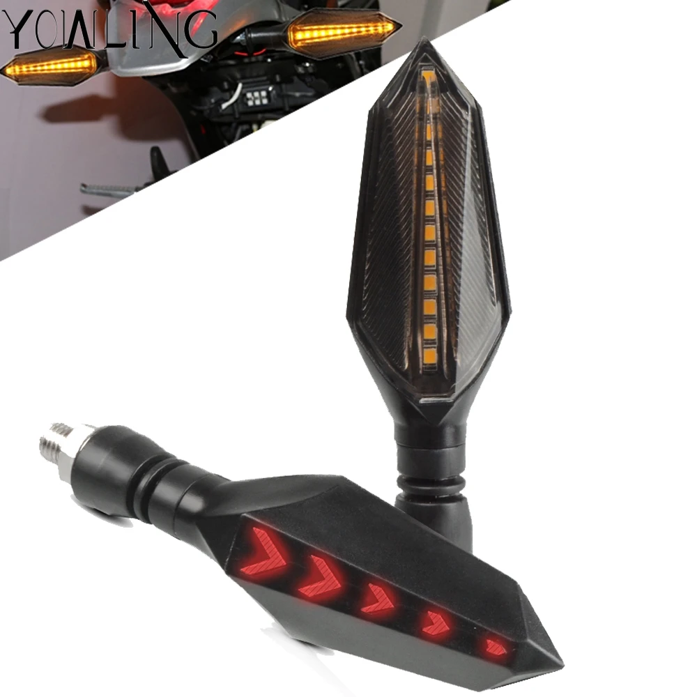 

for KTM Duke 125 200 390 2013 2014 2015 2016 Motorcycle turn signal Indicators Blinkers flowing water flicker led light lamp