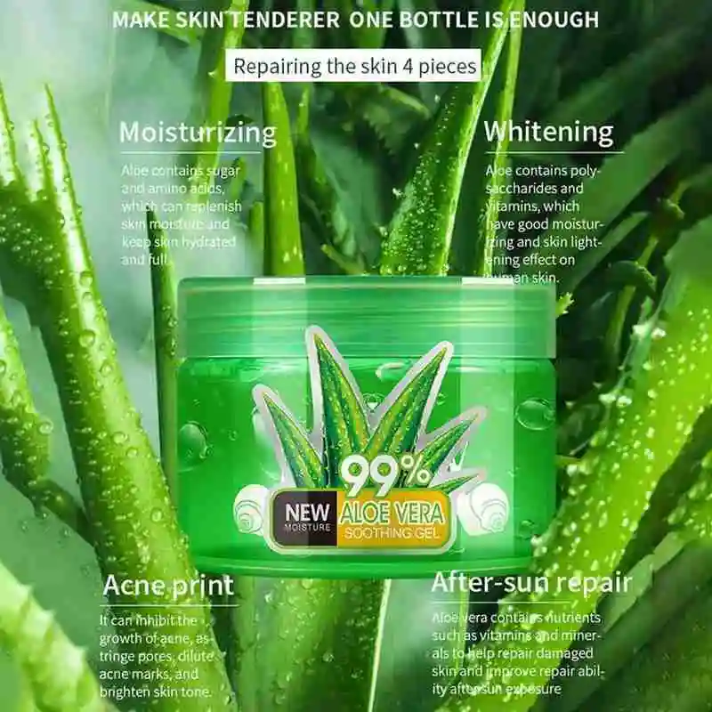 Pure Aloe Vera Gel база грунтовка для ремонта Sun увлажняющий с гиалуроновой кислотой