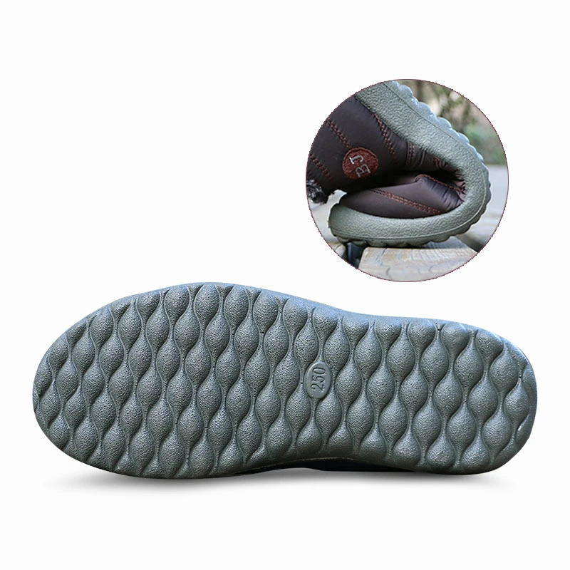 Зимние женские ботинки унисекс Модные повседневные на плоской подошве из хлопка