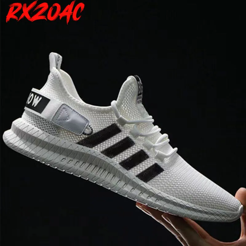 Мужские кроссовки на платформе легкая мягкая спортивная обувь сетчатая дышащая