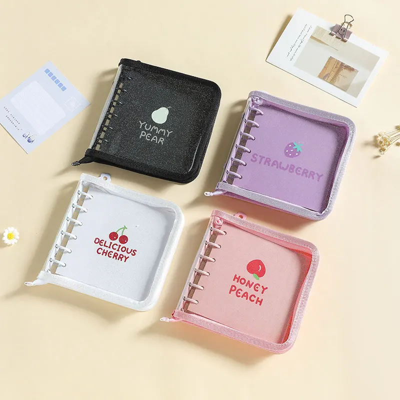 

Yiwi 2022 A7 Zipper Macaron Journals Binder Notebook & Photo Collect Book Diary Agenda Planner Bullet School Stationery