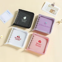 yiwi 2022 a7 zipper macaron journals binder notebook photo collect book diary agenda planner bullet school stationery
