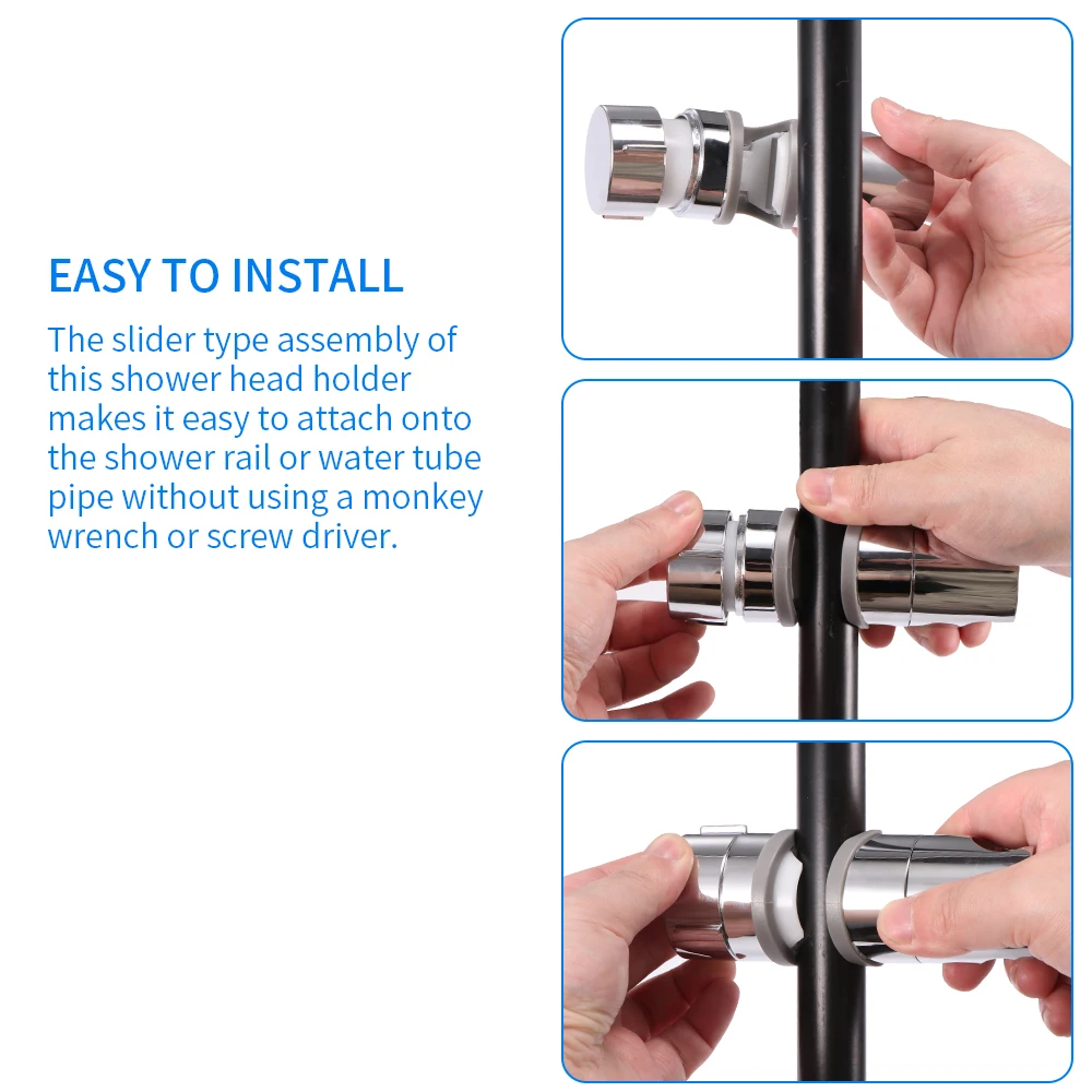Ванная комната Регулируемый рычаг ручной душевая головка рйлинга кронштейн