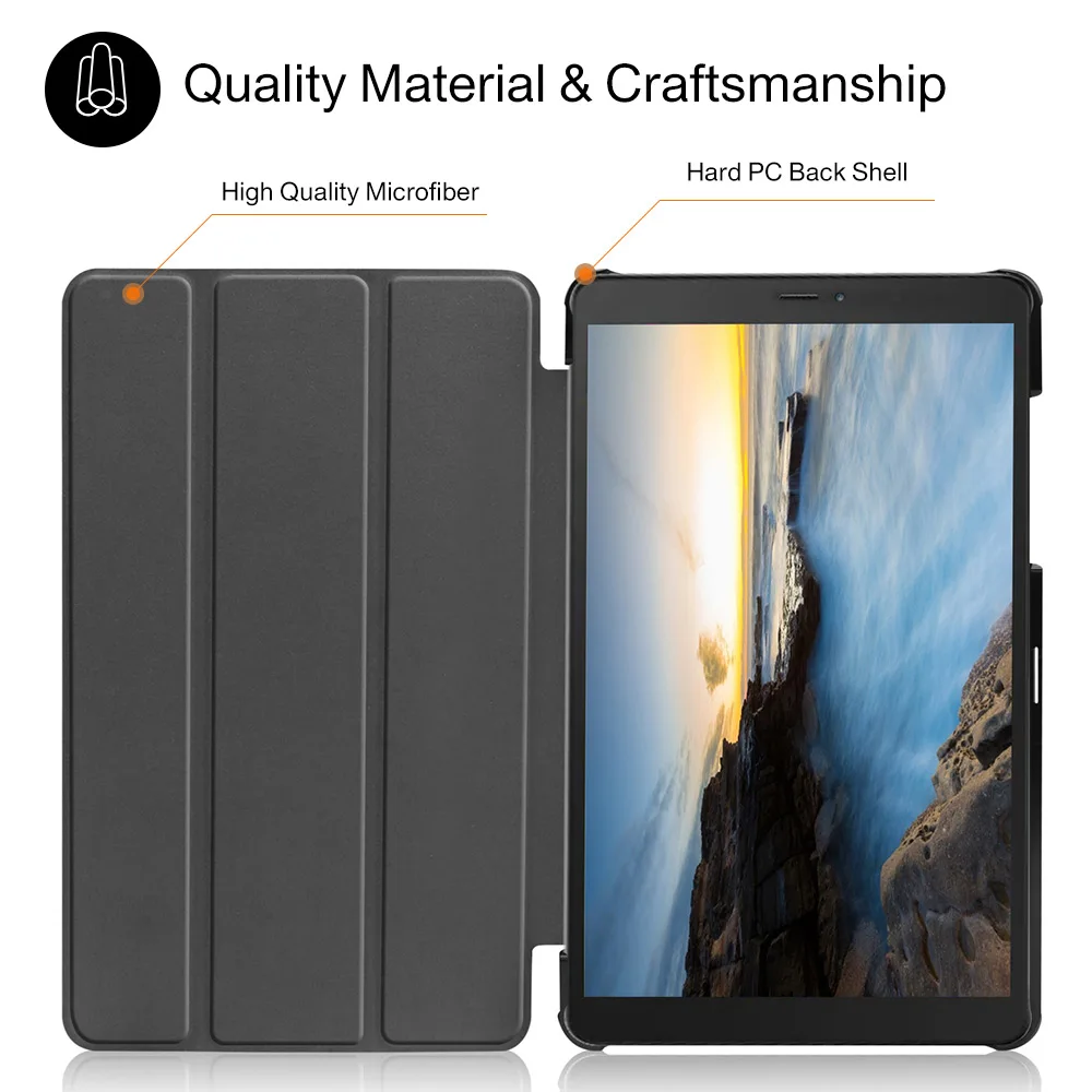 Чехол для Samsung Galaxy Tab A 8 0 2019 чехол galaxy tab SM T295 T290 T297 Магнитный + подарки | Компьютеры и