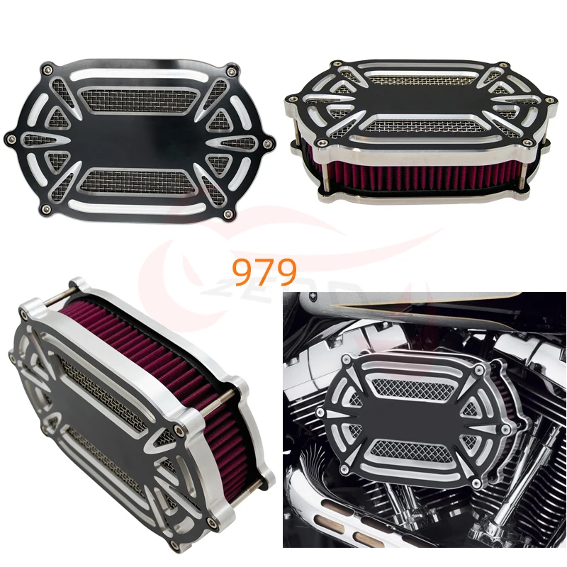 

for Harley Motorcycle Softail 2016-2017,Road King Touring 2008-2016,Trike 2008-2016 Air Filter Cleaner