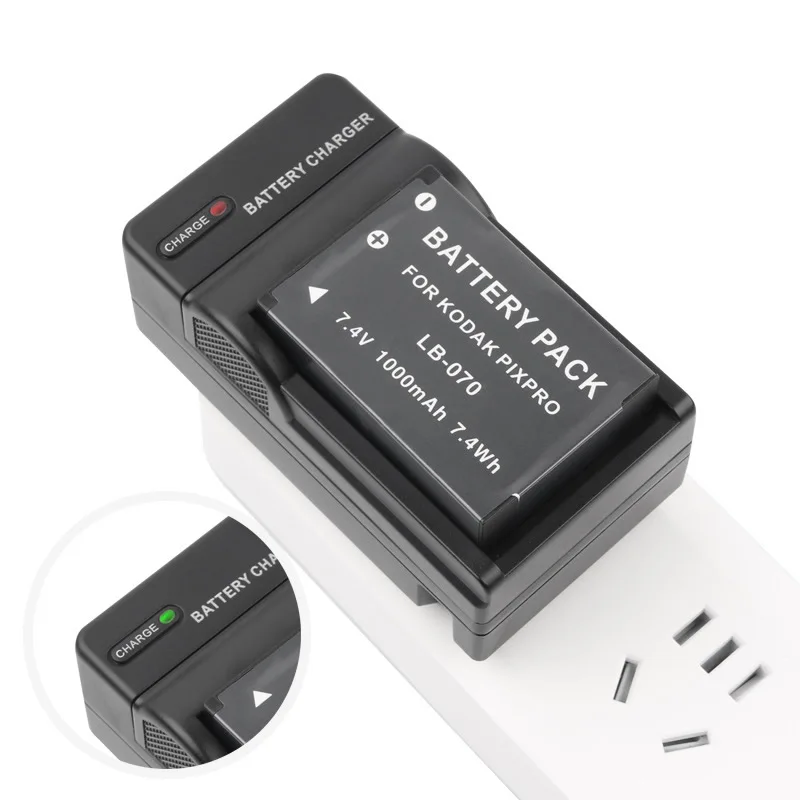 Зарядное устройство для аккумулятора с автомобильным кабелем Kodak PIXPRO AZ525 AZ651 AZ652