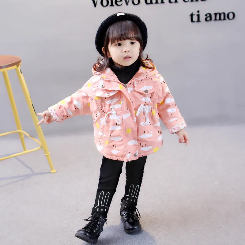 Новинка 2018 осенние детские пальто Dulce куртки для девочек верхняя одежда детская