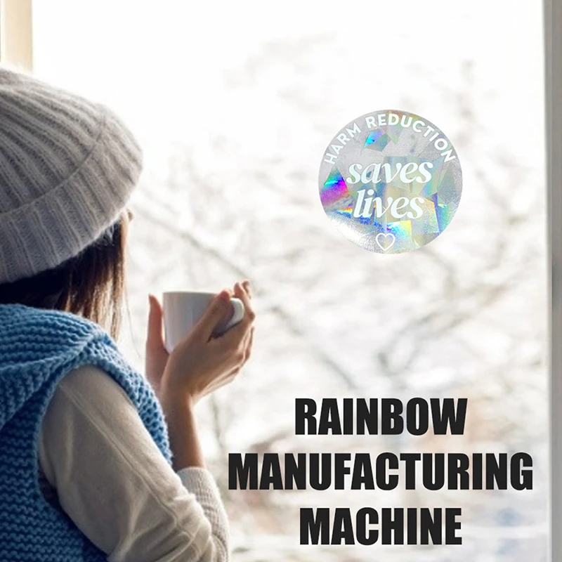 

New 3D Rainbow Effect Window Stickers Star Butterfly Decor DIY Glass Decals