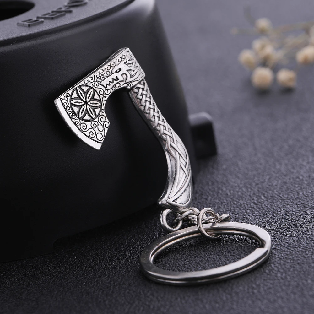 Fishhook Брелок Топор Viking Wicca Коловрат волк компас Готический амулет талисман Pandent