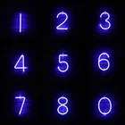 Светодиодный неоновый светильник с числами, питание от USB, ночная яркая лампа, домашний Настенный декор, украшение для дня рождения, свадьбы, вечеринки, Рождества, комнаты