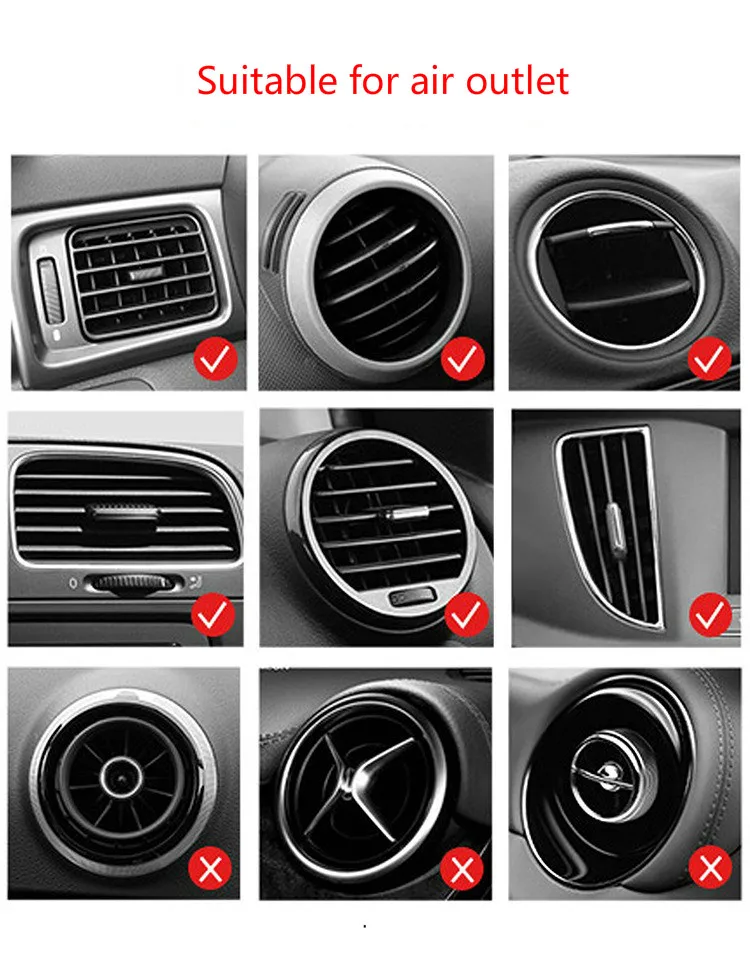 

CMAOS Gravity Car Holder For Phone Air Vent Clip Mount Mobile Cell Stand Smartphone GPS Support For iPhone 11 XS X XR 7 Xiaomi