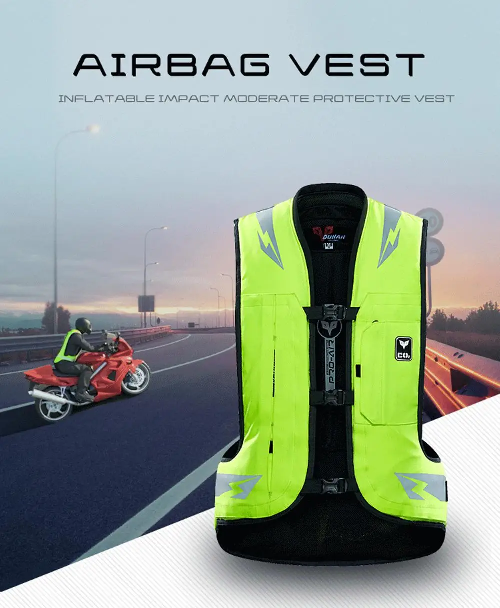 Жилет для системы безопасности мотоцикла мотоциклетная подушка светоотражающий