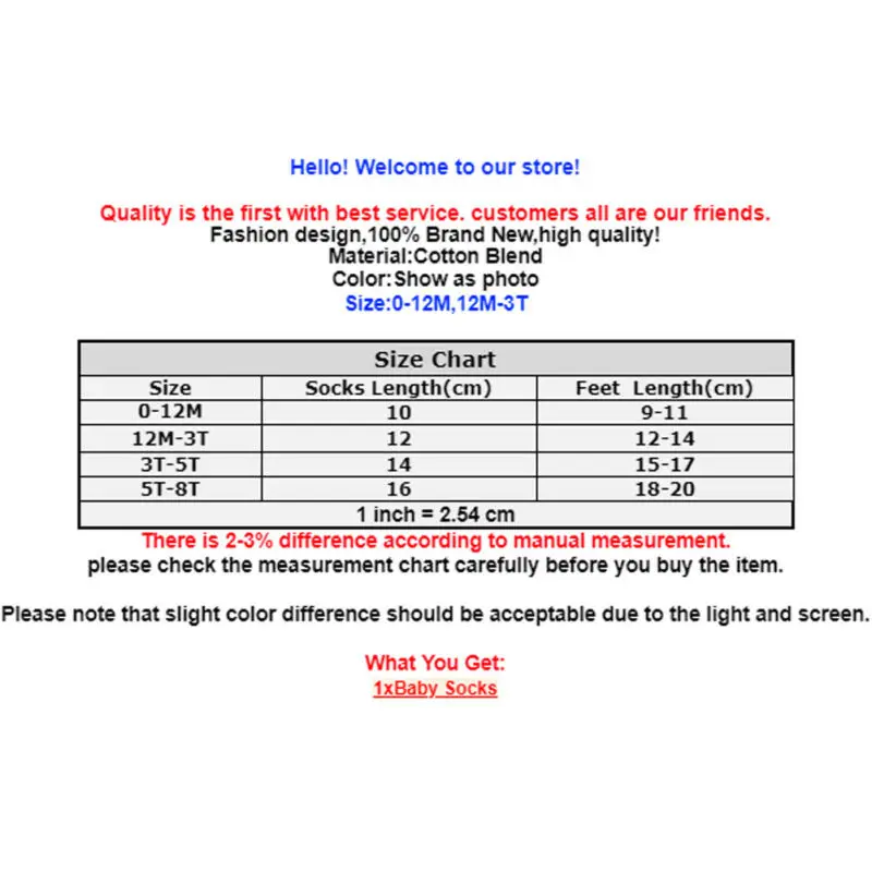 Симпатичные чулки 2019 теплый Сокс для новорожденных малышей до колена однотонные