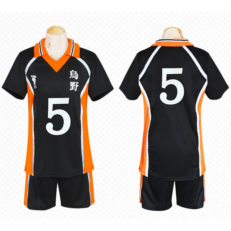 9 стиль аниме Haikyu! Haikyuu Cosplay Костюм Karasuno Koukou высокий школьный волейбол клуб Хината Shoyo спортивная рубашка Джерси - Цвет: 5