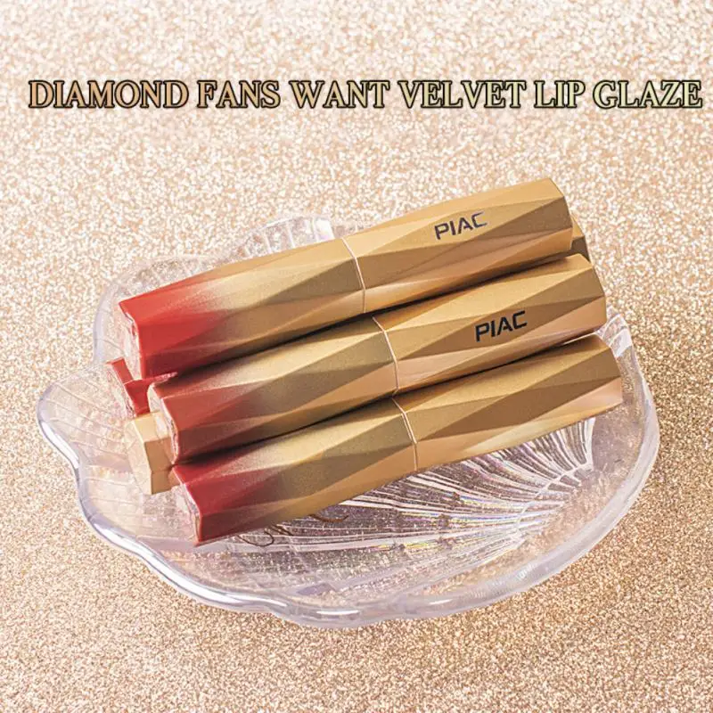 

6 Colors Lip Glaze Velvet Matte Waterproof Not Easy To Fade Lipstick Long Lasting Lip Stick Women's Lip Makeup Tools