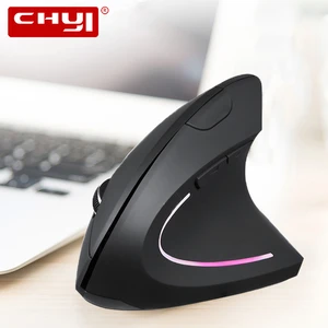 chyi ergonomic vertical mouse 2 4g wireless right left hand computer gaming mice 6d usb optical mouse gamer mouse for laptop pc free global shipping