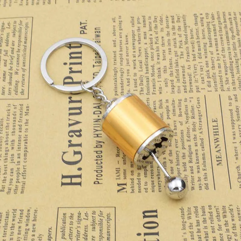 Автомобильный Шестерни коробка брелок для Для мужчин женщин Имитация 6 Скорость