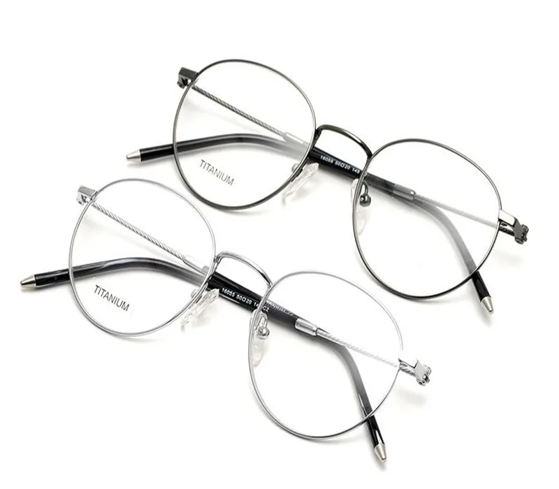 

Vintage Pure Titanium Progressive Multi-focal Lens Frame Retro Men Optical Eyewear Ultralight See Near Far Reading Glasses Women