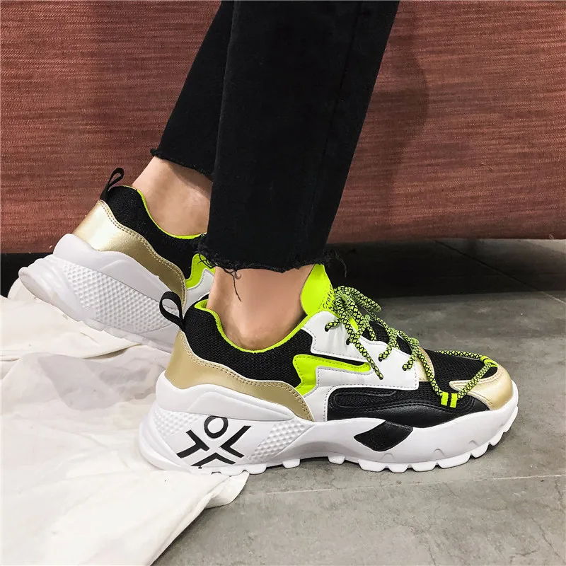 

Four Seasons Men's Trend Casual Shoes Lace-up Lightweight Comfortable Breathable Sneakers Advanced Platform Sneakers Featured