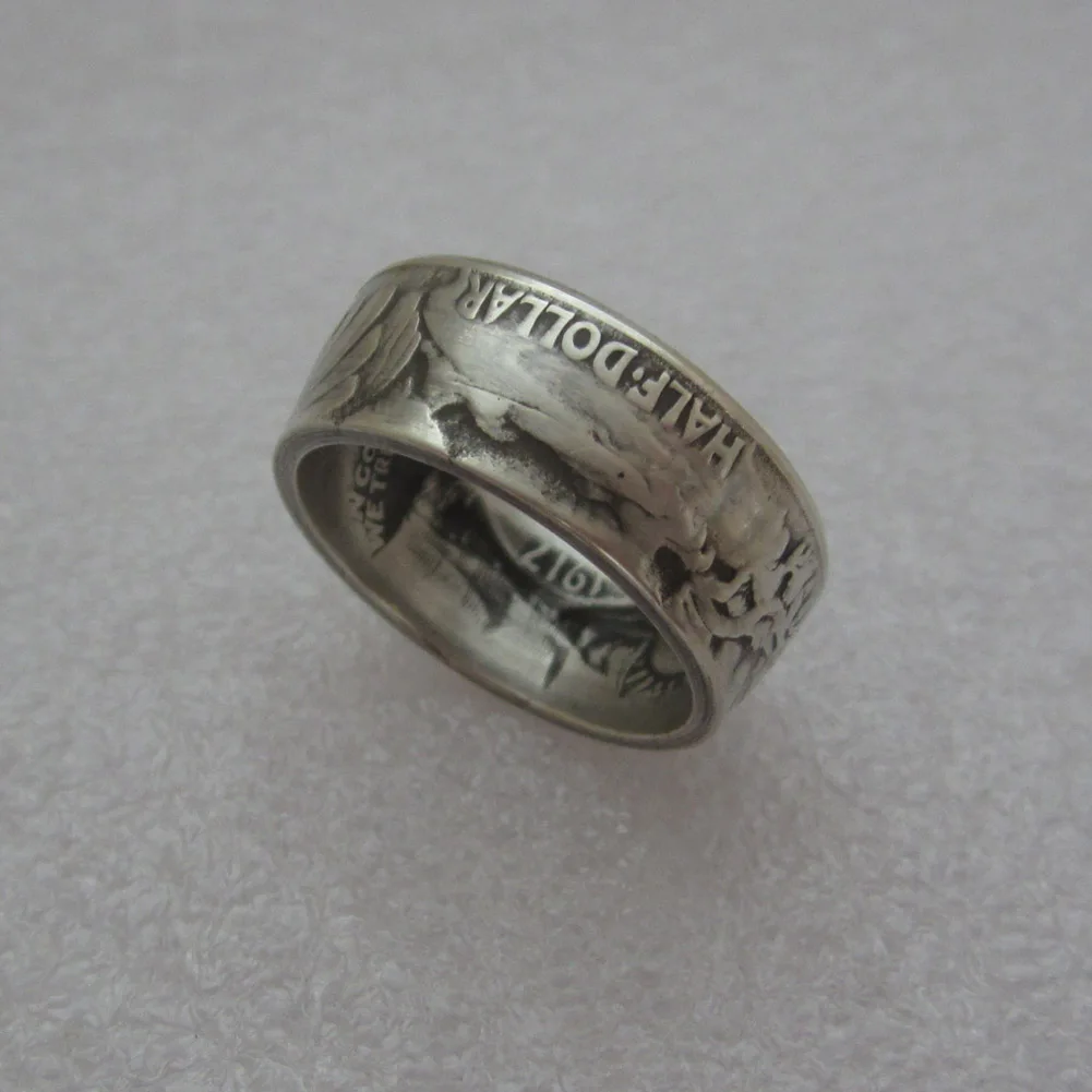 Мужские Винтажные полосы из серебра пробы с изображением ходьбы | Дом и сад