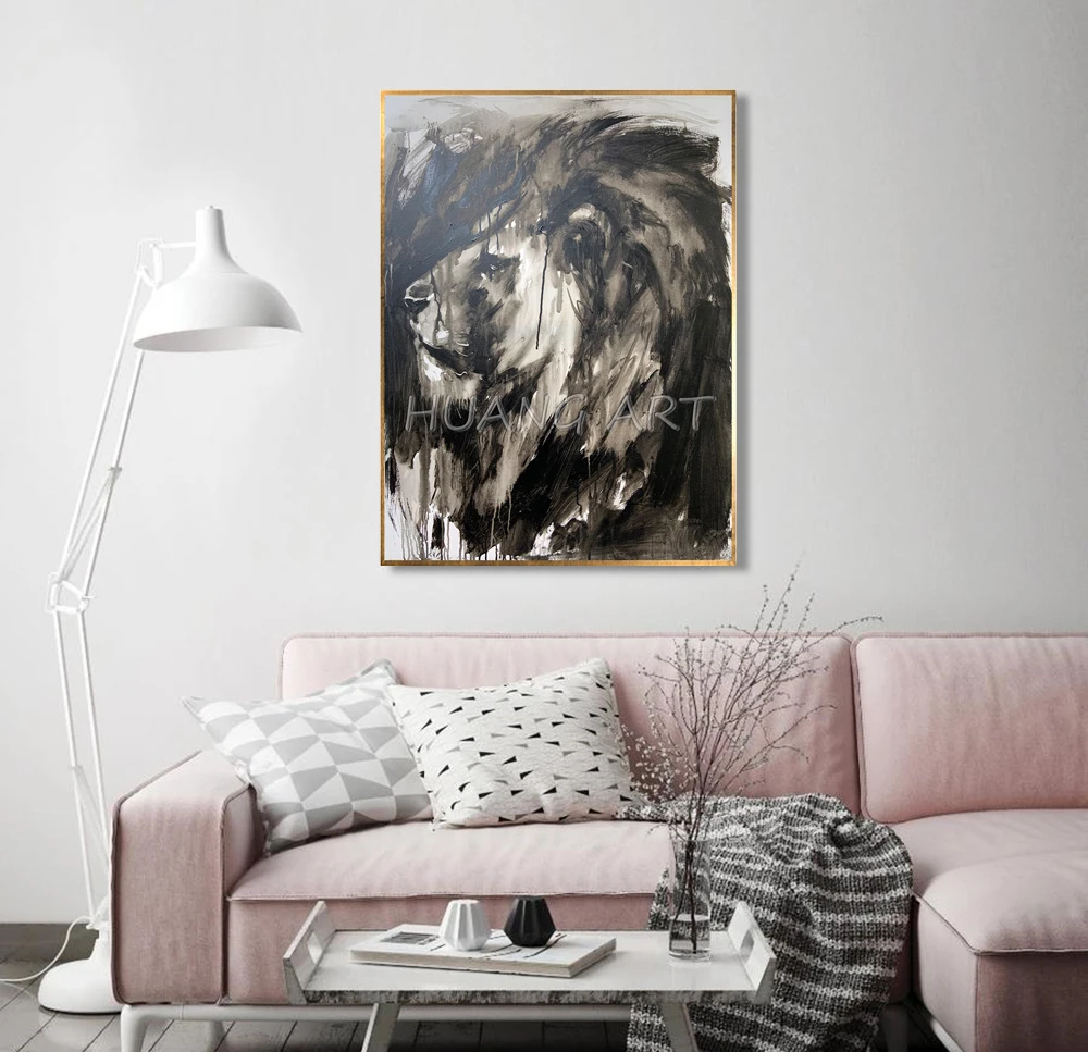 Креативное искусство оригинальная животная ручная роспись высокое качество