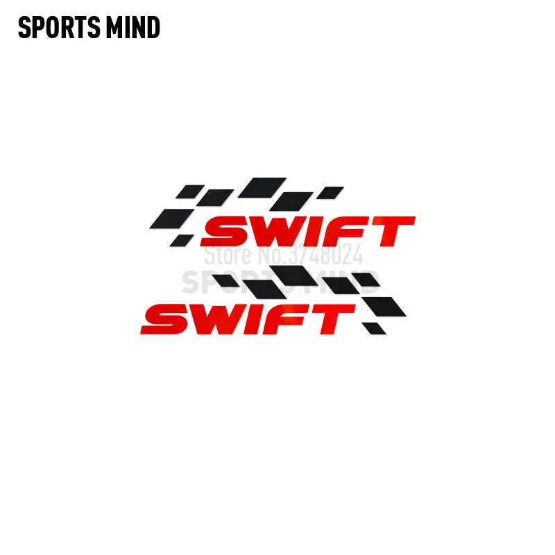 1 пара Виниловая пленка для оклеивания автомобилей Стайлинг Suzuki Swift спортивные