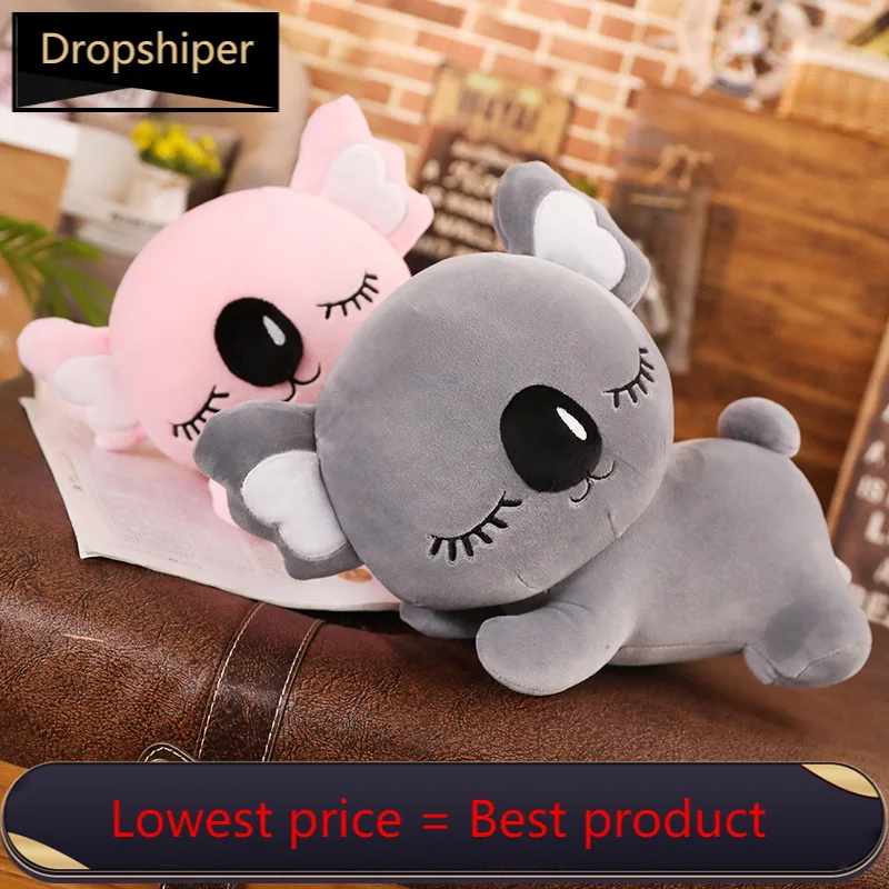 

New Simulation Koala Plush Toy Soft Cartoon Animal Koala Kawaii Stuffed Doll Bed Sofa Pillow Nap Pillow Friends Christmas Gift