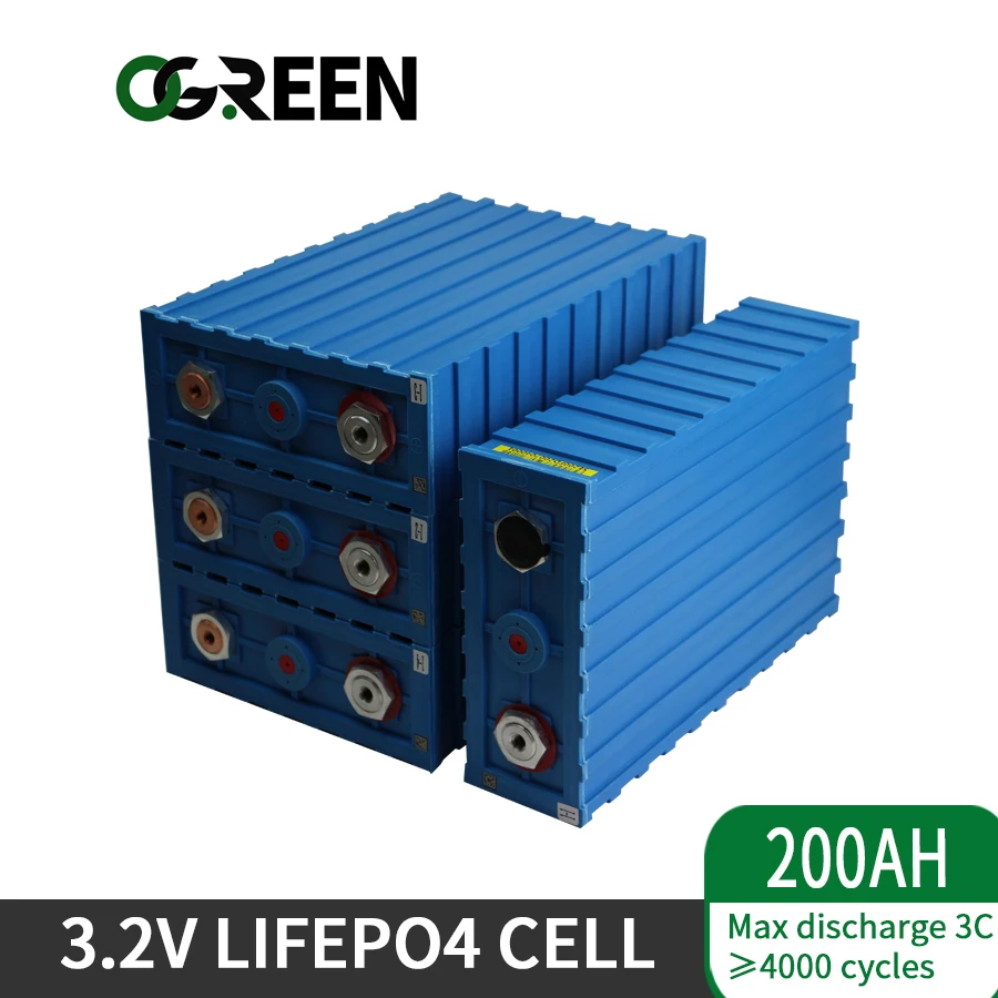 OGREEN класс A Новый 16 шт. литий-железо-фосфат Lifepo4 3 2 В кальб Ач Высокая емкость для