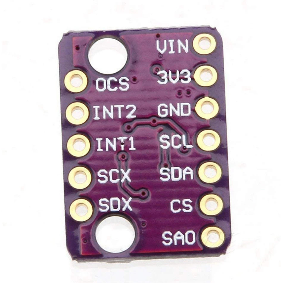 GY-LSM6DS3 LSM6DS3 Accelerometer Gyro Embedded Digital Temperature Sensor Module SPI IIC I2C Interface 8kb FIFO Buffer 5V | Электронные