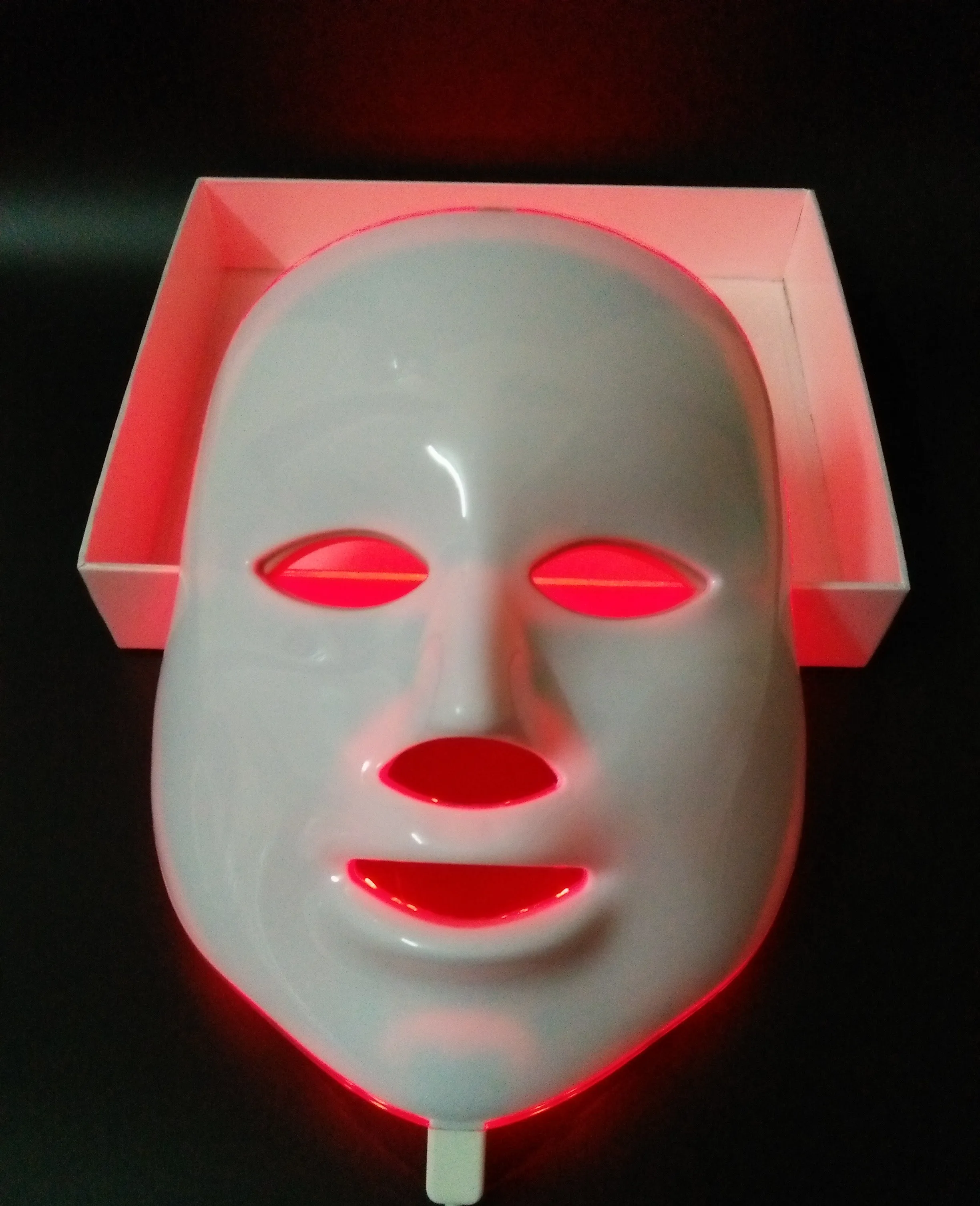 Красота Фотон светодиодный маска для лица терапии 7 видов цветов светильник уход