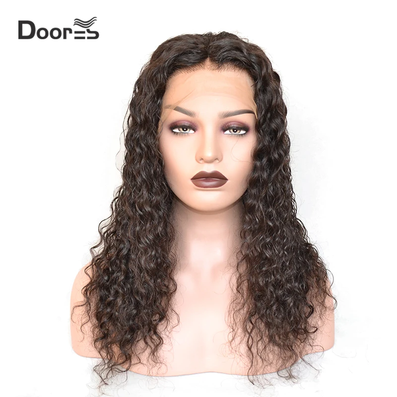 Парики из человеческих волос на сетке спереди 13 х4 для черных женщин плотность 150%