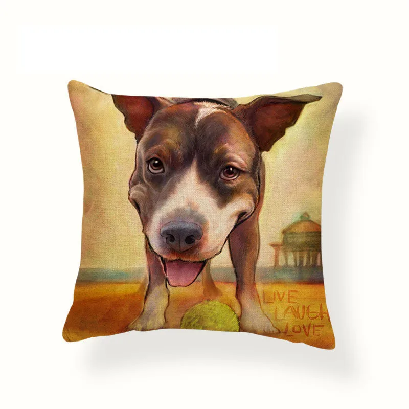 Милый меховой чехол для подушки квадратный домашней декоративной 45*45 см - купить