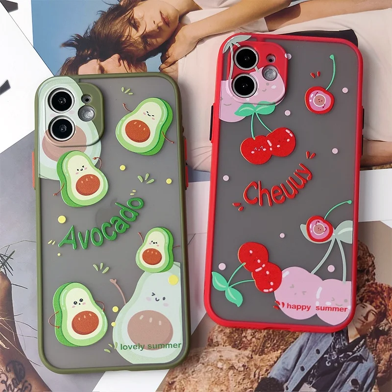 

CASE VIVO V20 V20SE PRO V19 V17 V15 S1 V9 Fruit Cute Iphone Xr Phone