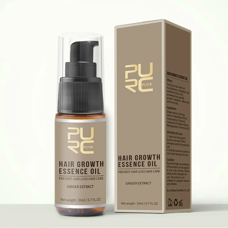 

PURC Powerful Hair Growth Essence Hair Loss Products Essential Oil Liquid Treatment Preventing Hair Loss Hair Care Products 20ML