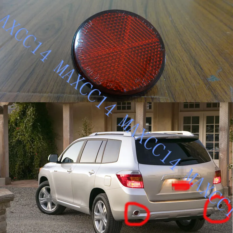 Красные линзы лампы заднего бампера противотуманные фары отражатель света 81910