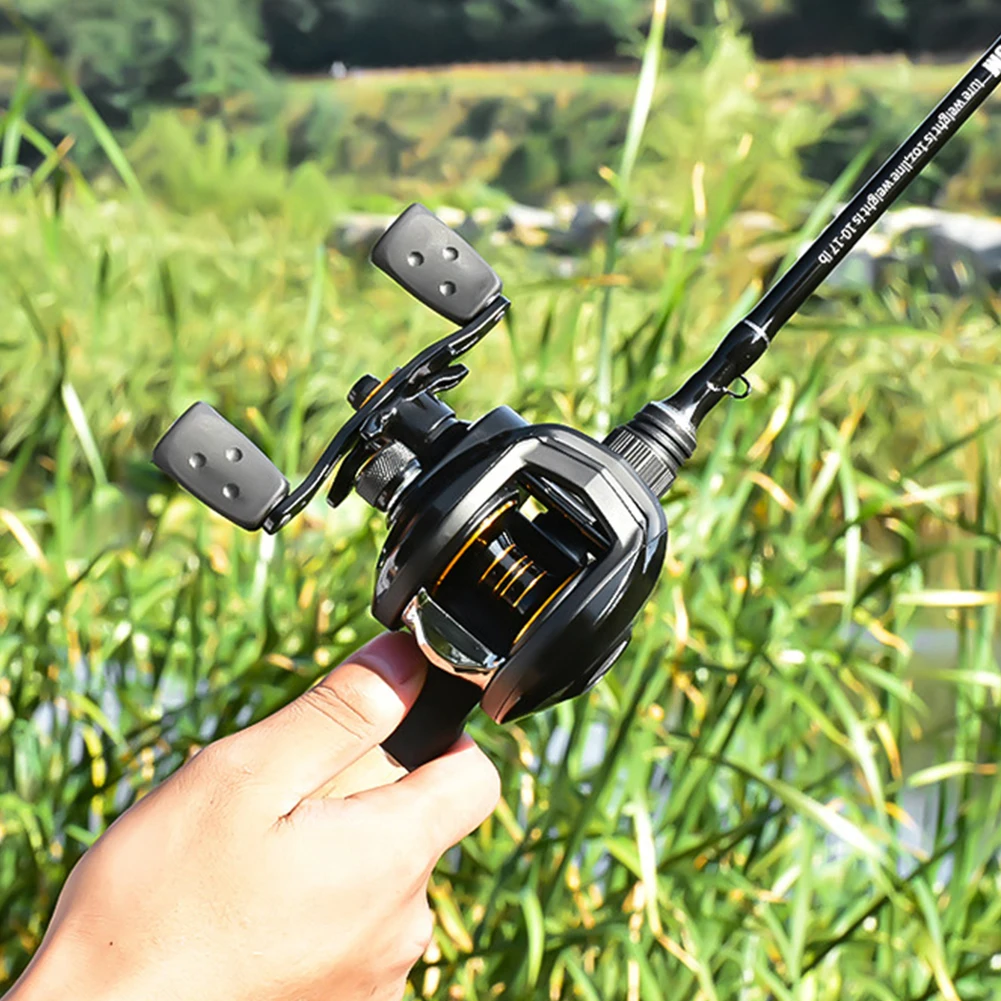 Baitcasting Reel 7.1:1 Brake System Max Drag 8kg Left Right Hand Fishing Waterproof Magnetic Casting Tackle | Спорт и развлечения