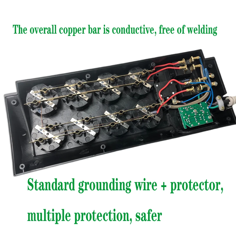 Удлинитель питания с европейской вилкой универсальный удлинитель USB для быстрой