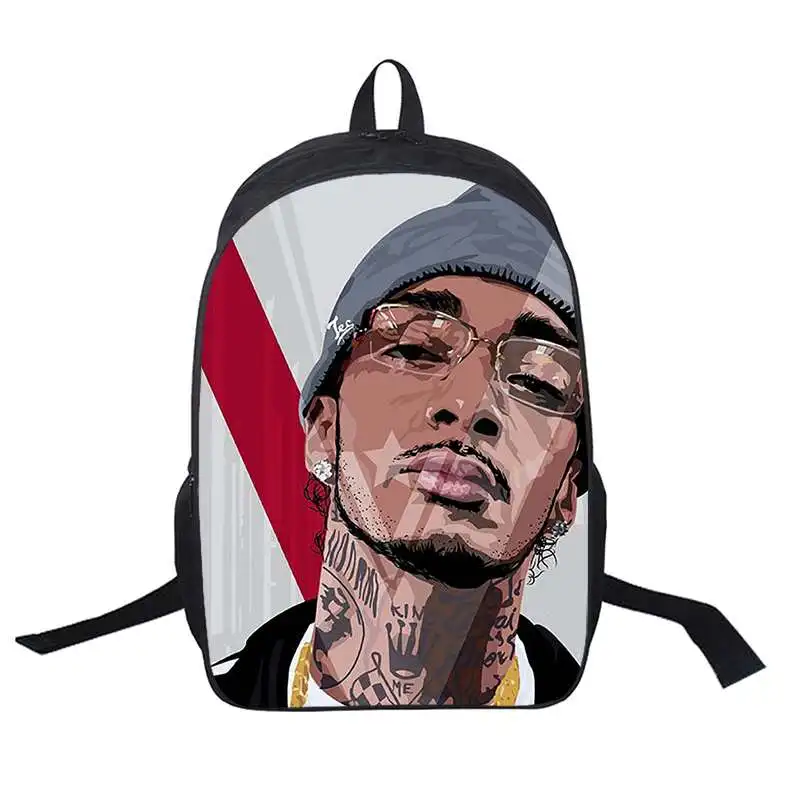 

Best Saller Hot Nipsey Hussle Backpacks Fashion School Bookbag Travel Laptop Backpacks Casual Boys Girls Nipsey Hussle Daypacks
