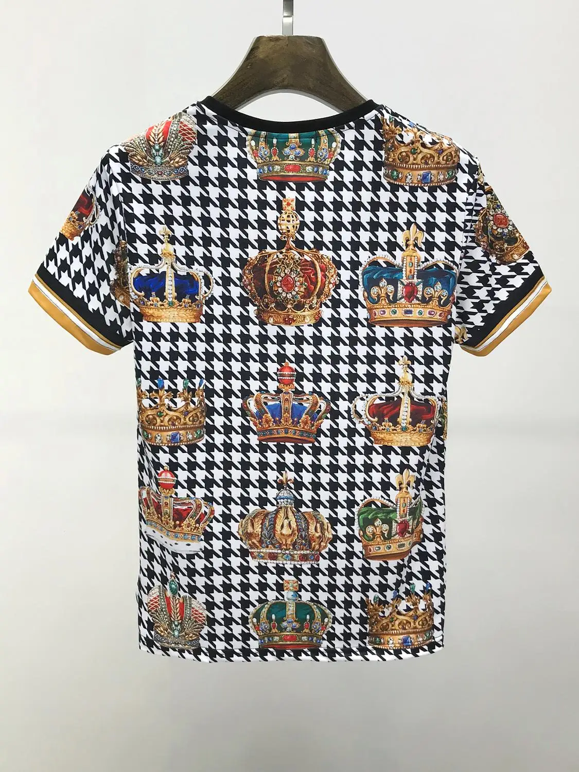 

Tops & YK11530Fashion Tees 2021 Runway Luxury famous Brand European Design Short Print party style T-Shirts Men's Clothing