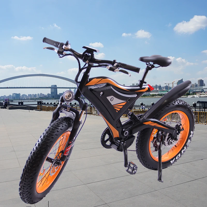EZBIKE мини электрический велосипед 48 В литий-ионный аккумулятор электрический велосипед взрослый ребенок сиденье горный e велосипед быстрый снег город ebike завод