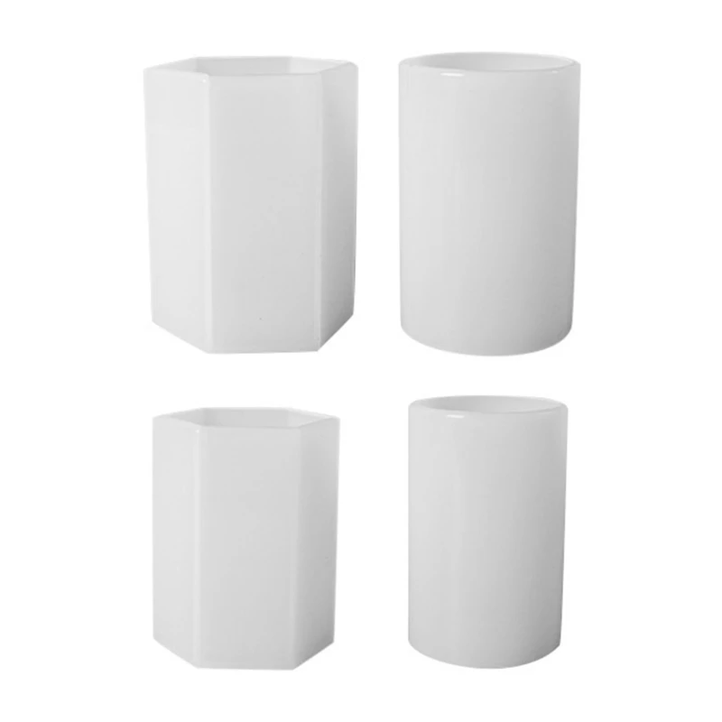 

Cylinder Dried Flowers Filling UV Epoxy Resin Mold Six-sided Cylinder Ornaments Silicone Mould DIY Crafts Jewelry Casting D0LC