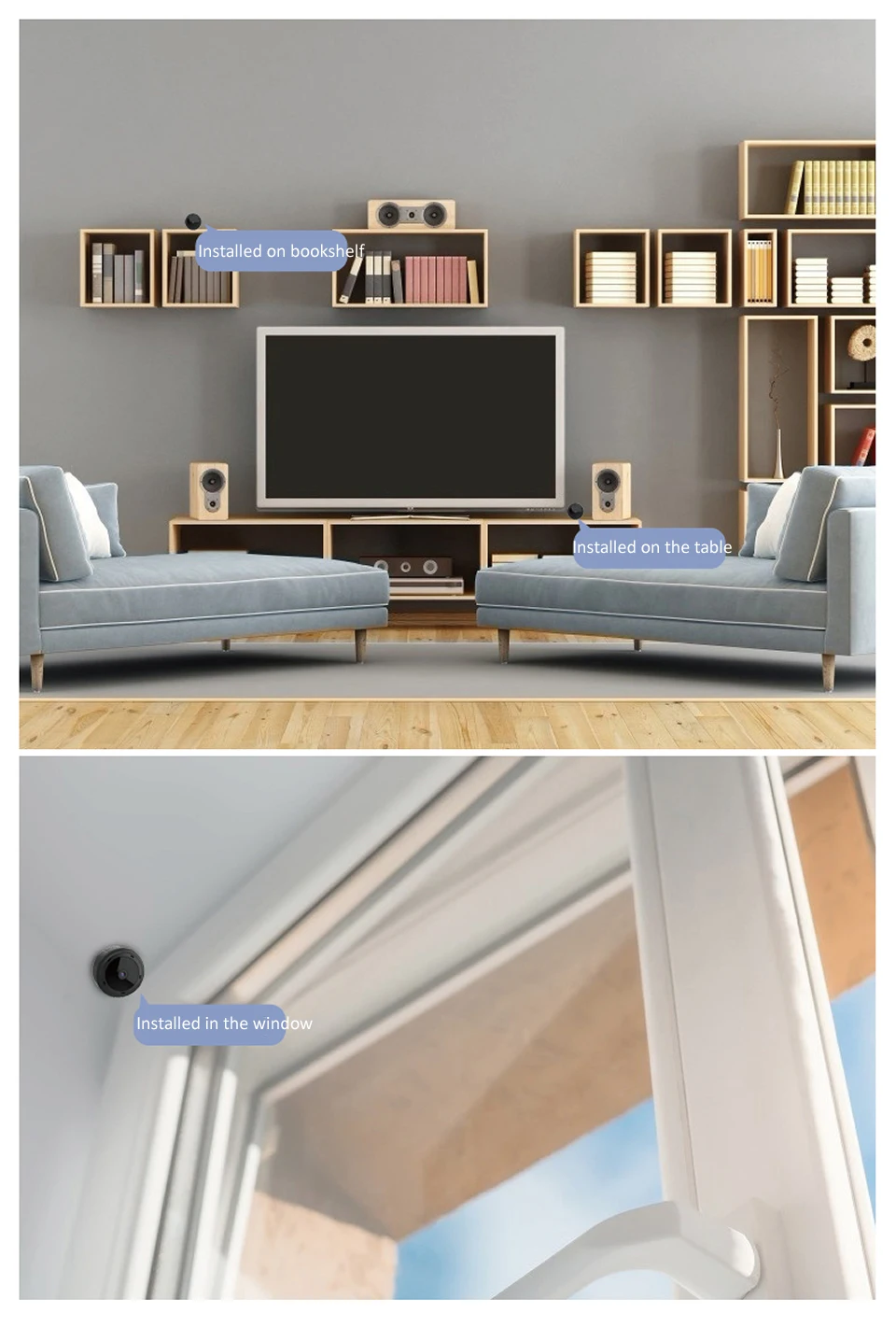 Full HD 1080P Мини Wifi IP камера беспроводной пульт дистанционного управления секретная камера обнаружения движения ИК ночного видения Детский Монитор Espion