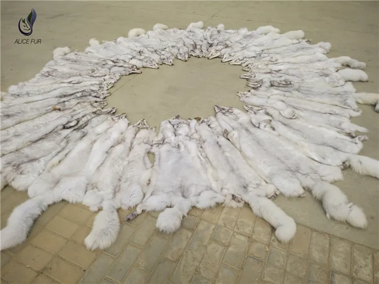 Оптовая продажа натуральный цвет кожа из Меха чернобурки | Дом и сад