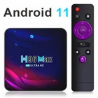Приставка Смарт-ТВ H96, Android 11, 4K, HD, 2,4 ГГц и телефон, Wi-Fi, BT4.0, приемник, медиаплеер, HDR, 4 Гб, 32 ГБ, 64 ГБ, ТВ-приставка с поддержкой Google Voice Play